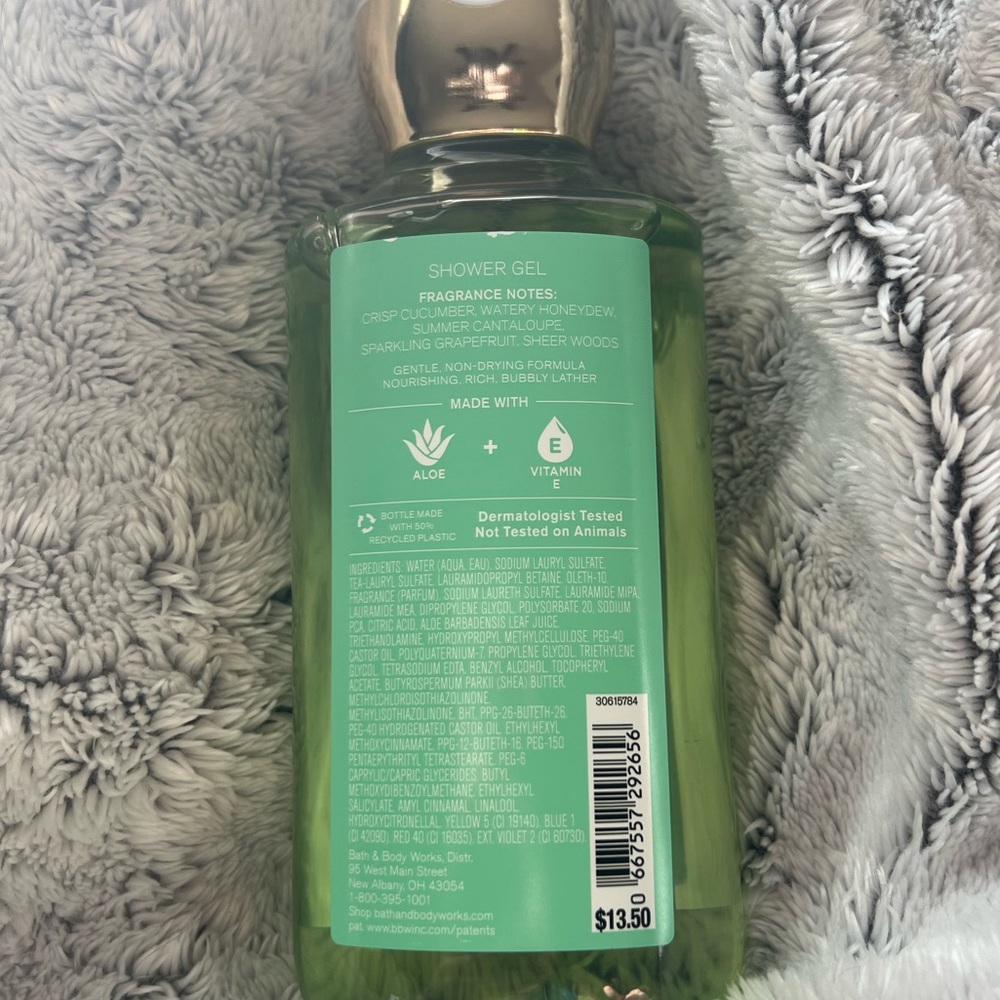 Bath & Body Works Cucumber Melon BUNDLE Lotion and Shower Gel - Picture 6 of 6
